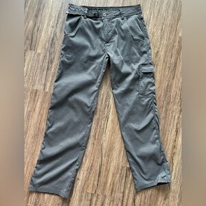 prAna Men's Stretch Zion Pant in Dark Gray. Size Small x 30